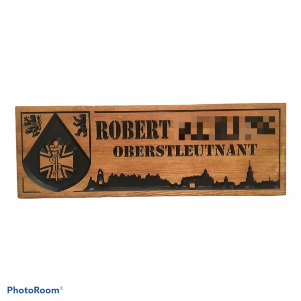 Holzschild - OTL Robert